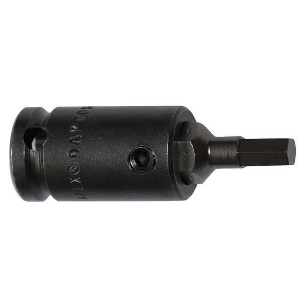 Socket Bit, 3/8 in. Dr, 3/8 in. Hex, PK5