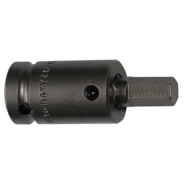Torsion, Stl, 3/8in, Hex, Unfnshd, 0.5in, 5PK