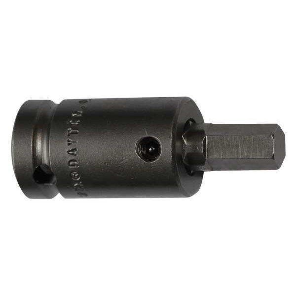 Socket Bit, 1/2 in. Dr, 5/16 in. Hex, PK5