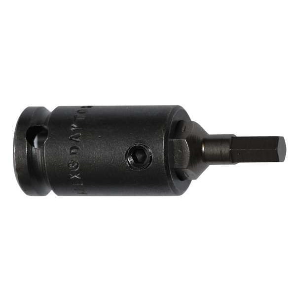 Socket Bit, 3/8 in. Dr, 1/2 in. Hex, PK5