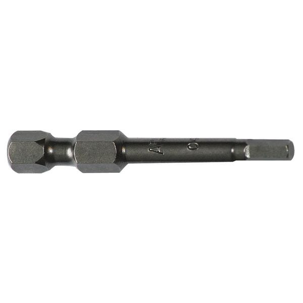 Power Bit, SAE, 1/4", Hex Power Drive, PK5