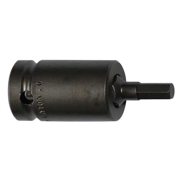 Socket Bit, 1/2 in. Dr, 14mm Hex, PK5