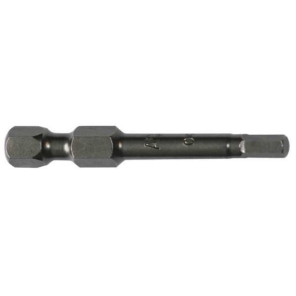Power Bit, SAE, 1/4", Hex Power Drive, PK5