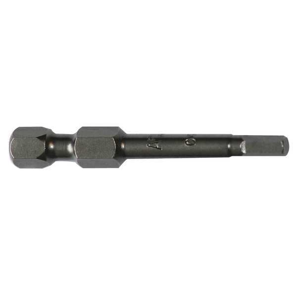 Power Bit, SAE, 1/4", Hex Power Drive, PK5
