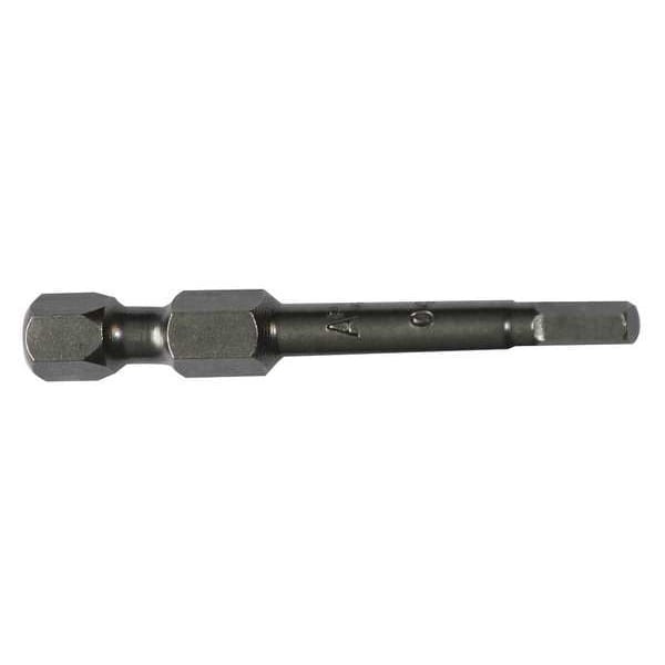 Power Bit, SAE, 1/4", Hex Power Drive, PK5