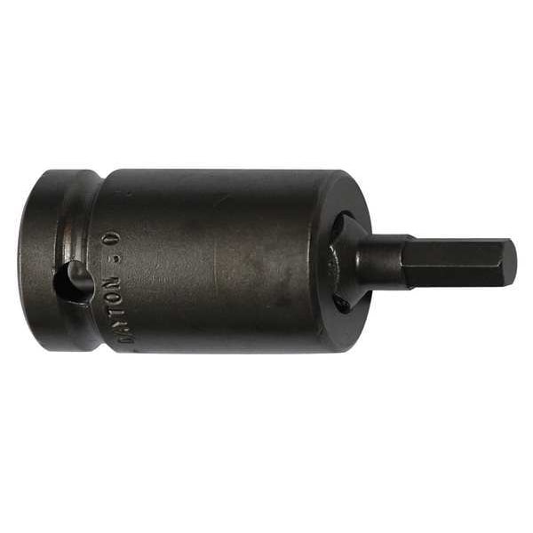 Socket Bit, 1/2 in. Dr, 17mm Hex, PK5