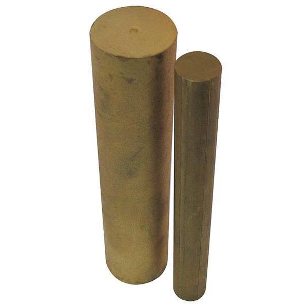 Solid Bar, Pwdr Brnze, Unfnsh OD 3/4 In