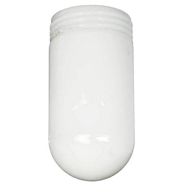 GlassGlobe, 3 1/2"L, 3 1/2"W, 5 1/4"H, White