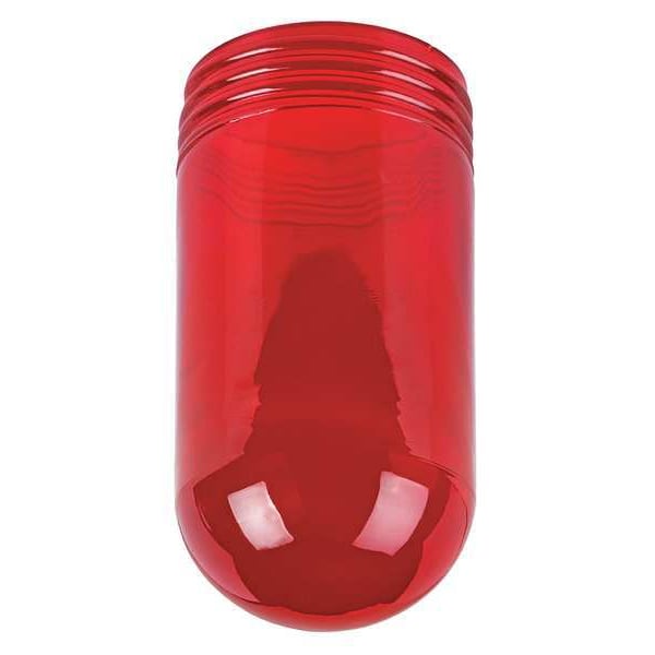 HazGlasGlobe, 3 1/2"L, 3 1/2"W, 5 1/4"H, Red