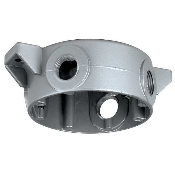 HazCeilingMount, 5 1/2"L, 3"W, 5 1/4"H, Gray