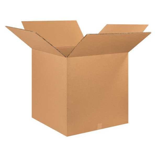 26 in x 26 in x 26 in Shipping Box, Kraft, Corrugate, Double Wall, 48 ECT