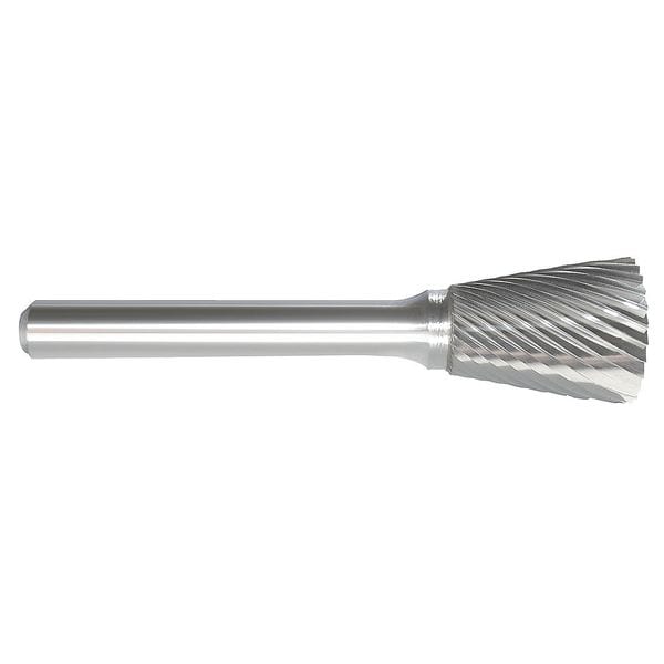 Carbide Bur, Inverted Cone, 3/4, 1/4 Shank