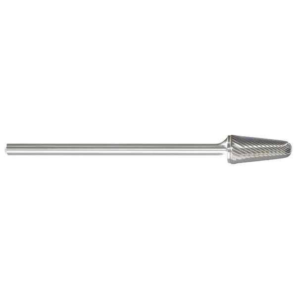 Carbide Bur, Taper Radius, 1/2, 1/4 Shank