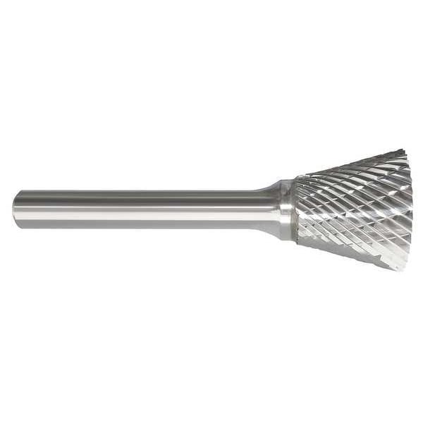 Carbide Bur, Inverted Cone, 1/2, 1/4 Shank