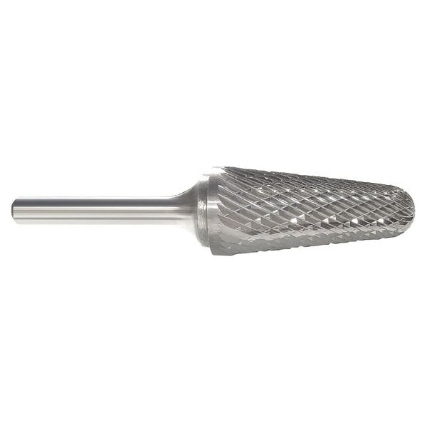 Carbide Bur, Taper Radius, 1/2, 1/4 Shank