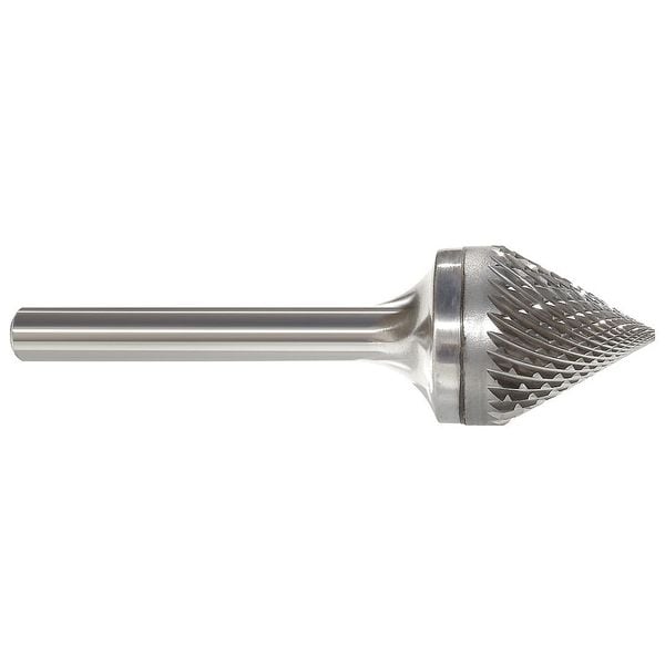 Carbide Bur, Cone, 3/4 In, 1/4 Shank