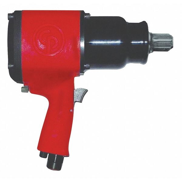 No 5 Spline Air Impact Wrench, Pistol Handle, Max Torque Reverse 2800 ft. lbf, 3500 RPM, 2-Jaws