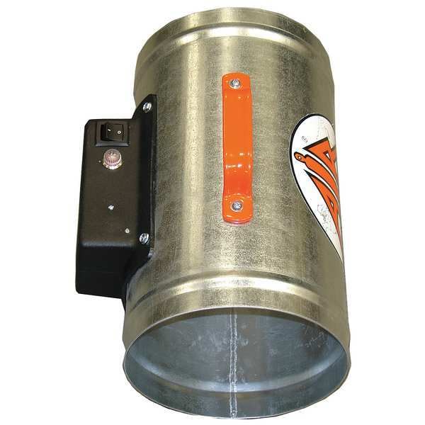 Alarm, Silver, Steel, 8 In.