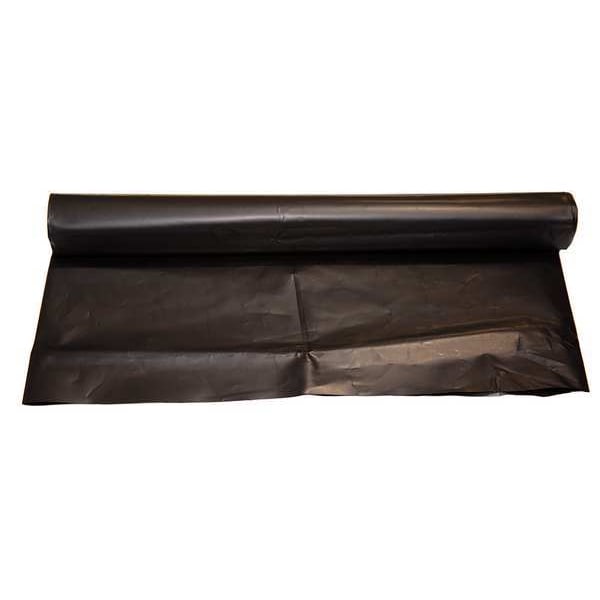 Lay Flat Duct, Polyeth, Black, 750 ft.