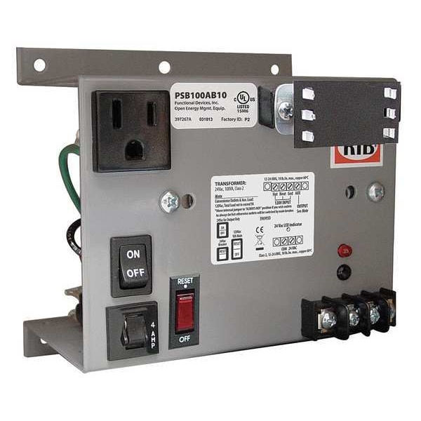 Class 2 Transformer, 100 VA, Not Rated, 24V AC, 120V AC