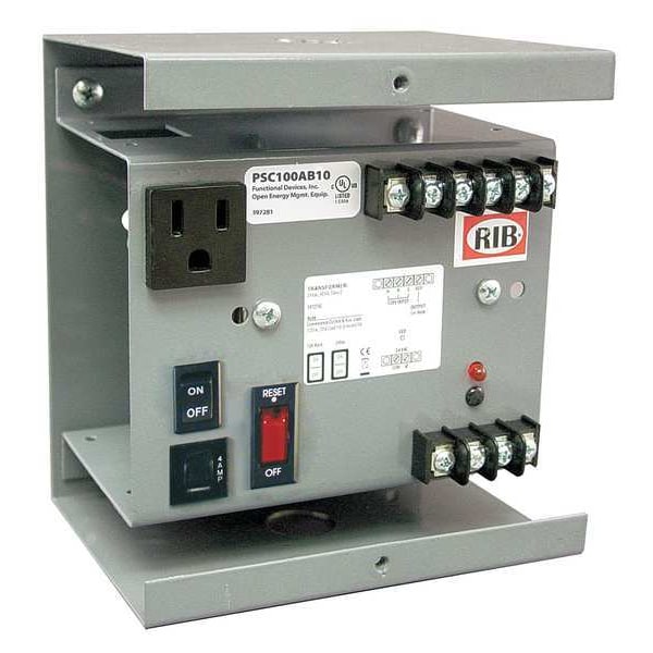 Class 2 Transformer, 100 VA, NEMA 1, 24V AC, 120V AC