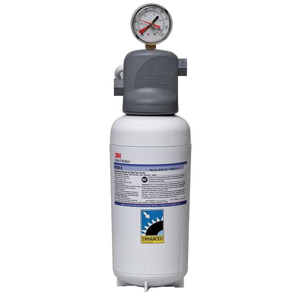 Water Filter System, 3/8In NPT, 2.1gpm