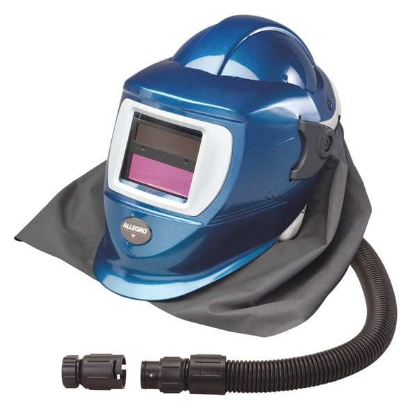 Welding Helmet, Deluxe, ABS Plastic, Blue