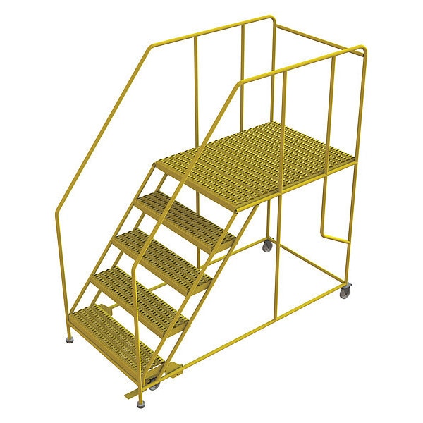 Work Platform, 5-Step, 800 lb.Cap, Steel