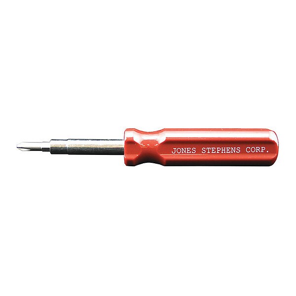 Screwdriver, 6 in 1, Phillips and Slotted 1/4", 15/16" Hex