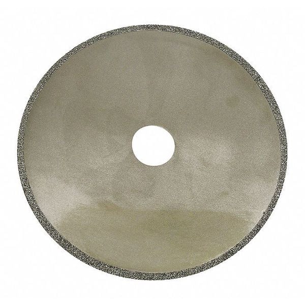 Abrasive Cut-Off Wheel, Continuous Rim, 3 in Dia, 3/8 in Arbor Hole Size, Diamond, 40 Grit