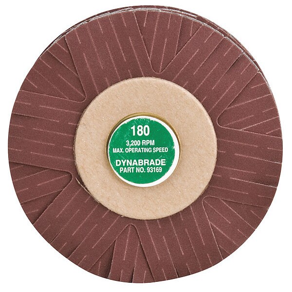Sanding Star, 4" dia., 180G, AO, Spindle-Mt