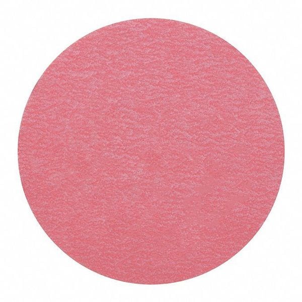 Hook and Loop Disc, 5", N/V 320G, 5" Dia, Non-Vacuum, Aluminum Oxide, 320 Grit, Coated Type