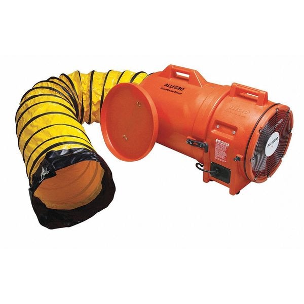 Plastic Blower, 15ft. Ducting, 12"