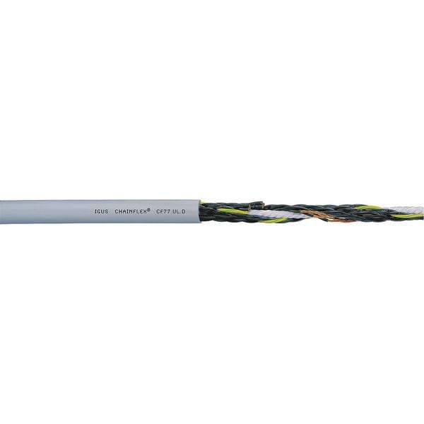 Control Cable, 20 AWG, 18 C, Gray, PUR, 1,000 V, 100 ft