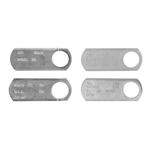 Closed Field ID Tag for Sling Chains, 50 Pcs per Carton