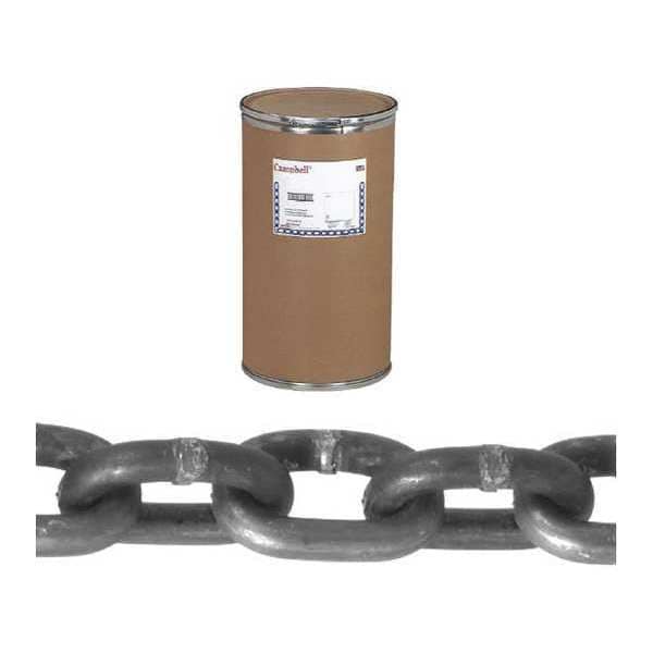 3/4" Grade 30 Proof Coil Chain, Hot Galvanized, 100' per Drum