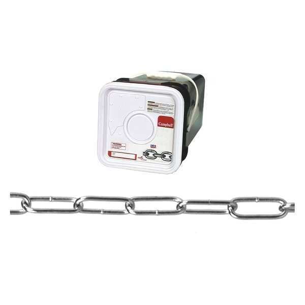 Handy Link Chain, Zinc Plated, 500' per Square Pail