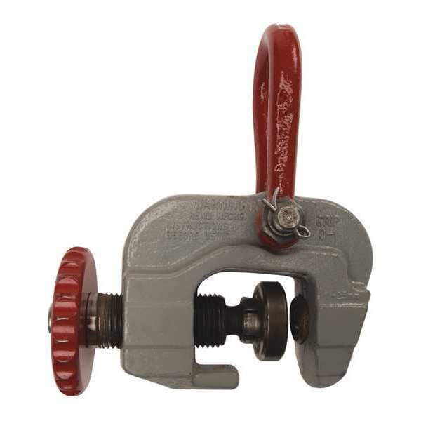 SAC (Screw Adjusted Cam) Plate Clamp, 0" - 1" Grip, 1 ton WLL