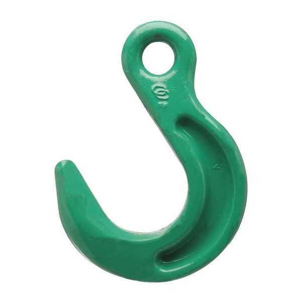 1/2" Cam-Alloy Eye Foundry Hook, Grade 100, Painted Green