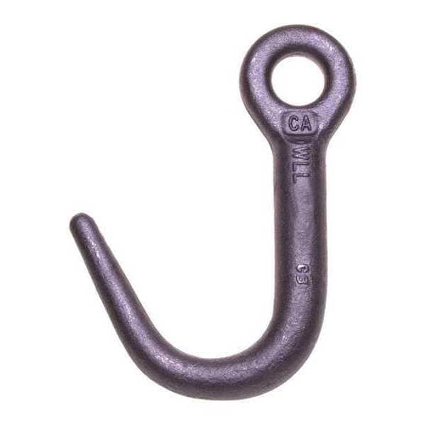 1" Cam-Alloy J-Hook, Style B, Bright
