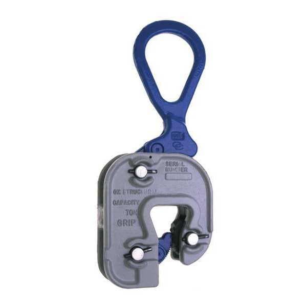 GX Structural Short Leg Plate Clamp, 1/16"- 5/8" Grip, 1/2 ton WLL
