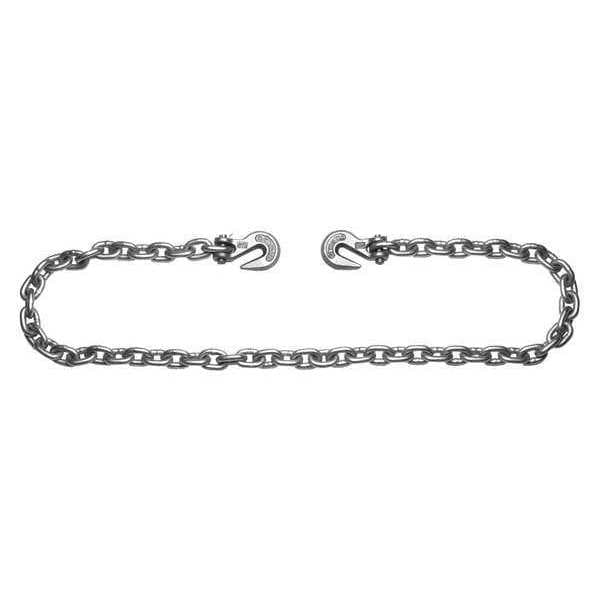 5/16" x 20' Grade 43 High Test Binder Chain w/Clevis Grab Hooks Each End