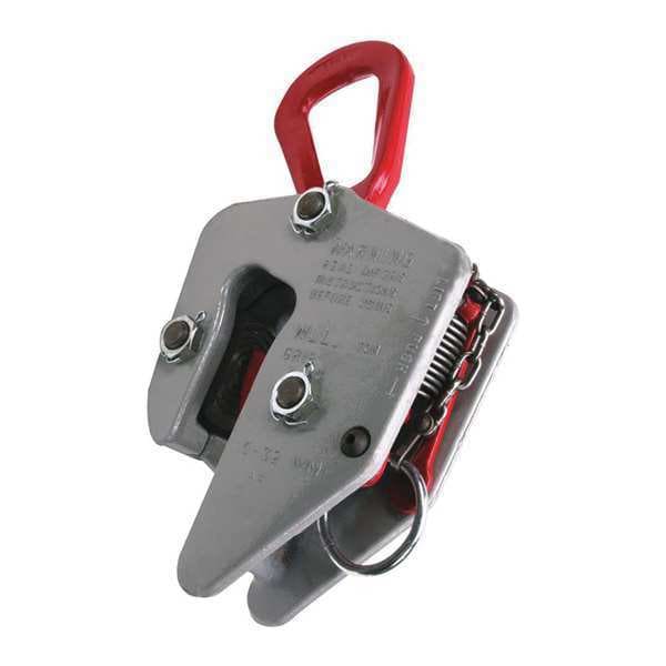 Locking inE in Plate Clamp, 1-1/4 in - 2-1/2 in Grip, 5 ton WLL