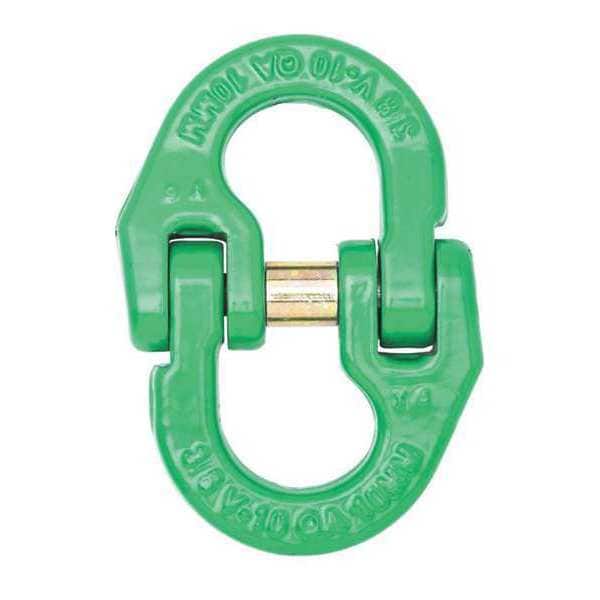 1" Quik-Alloy Coupling Link, Grade 80, Painted Red