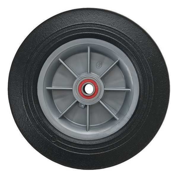 Hand Truck Wheel, 10in dia., Solid Rubber