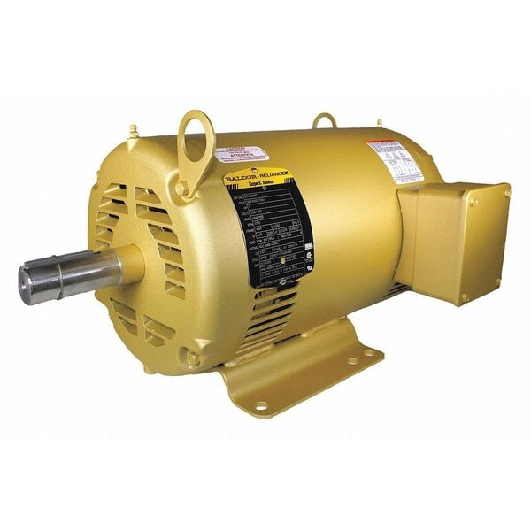 Three-Phase General Purpose Motor, 5 HP, 184T Frame, 208-230/460V AC Voltage, 1750 rpm Nameplate RPM