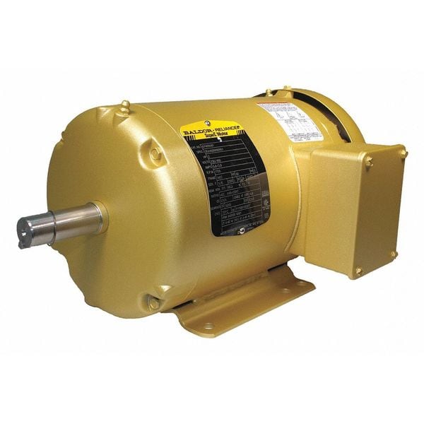 Three-Phase General Purpose Motor, 2 HP, 145T Frame, 208-230/460V AC Voltage, 1755 rpm Nameplate RPM
