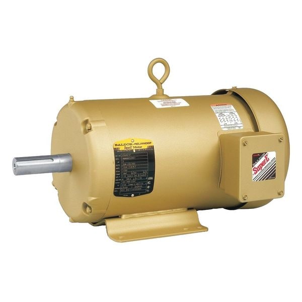 Three-Phase General Purpose Motor, 5 HP, 184T Frame, 208-230/460V AC Voltage, 1750 rpm Nameplate RPM