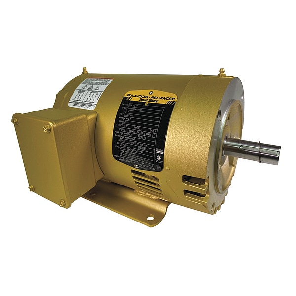 Three-Phase General Purpose Motor, 1 1/2 HP, 145TC Frame, 230/460V AC Voltage