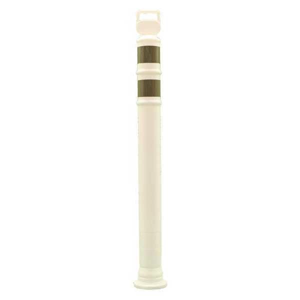 White EASY GRAB DELINEATOR POST FLARED 45IN ; ft. Polyethylene
